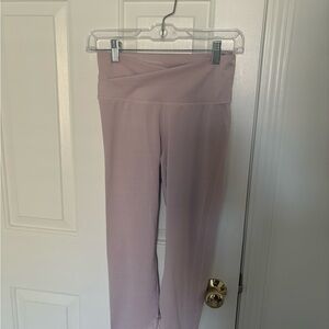 Nike Mauve Cross-Waist Leggings (Size S)